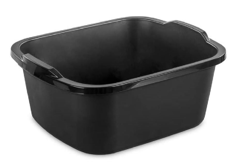 18 Quart Sterilite Black Dishpan